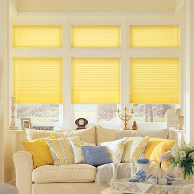 honey-stripe-yellow-pleated-blinds-lounge